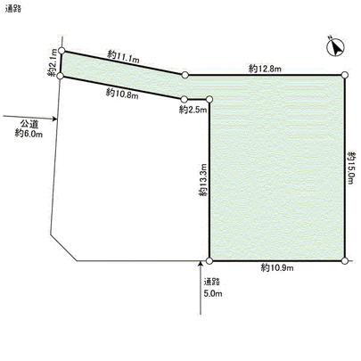 Compartment figure. Land plots land area / 192.98 sq m (58.37 square meters)