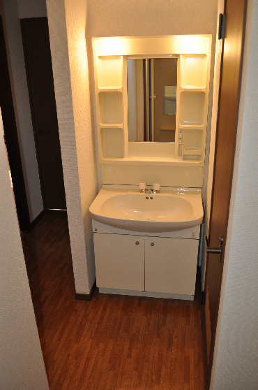 Washroom. Independent wash basin