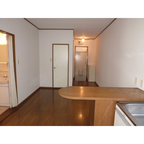 Living and room. Counter Kitchen