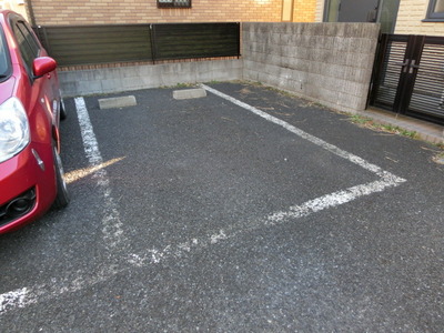 Parking lot. There is parking lot