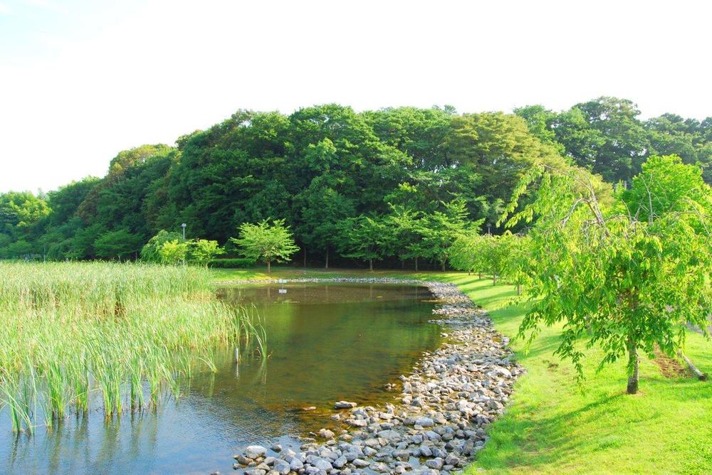park. In the 294m here in the pond to a large hundred pond park, You can also enjoy crayfish fishing depending on the season. 