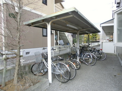 Other common areas. On-site bicycle parking lot