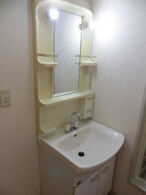 Washroom. Always this washroom to a grooming check