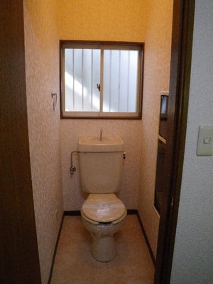 Toilet. Toilet with window