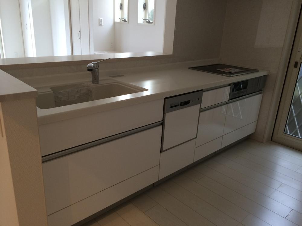 Building plan example (introspection photo). Example of construction (kitchen)