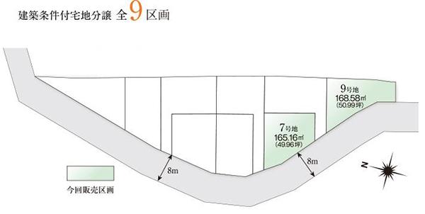 Compartment figure. Land prices -  ※ Sales compartment Figure