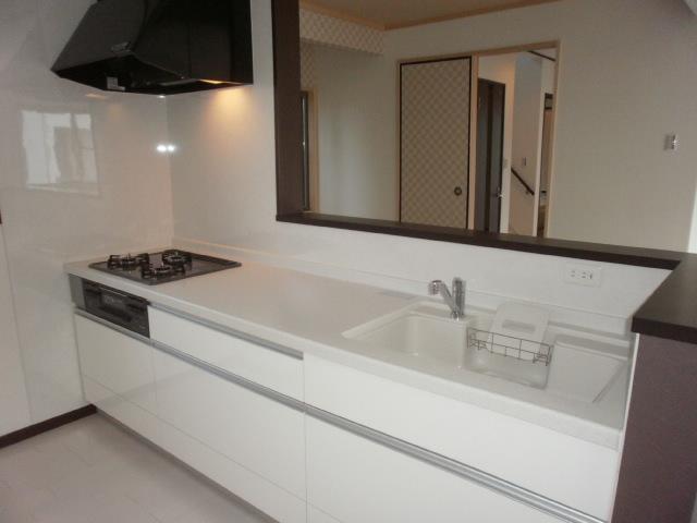 Building plan example (introspection photo). Example of construction (kitchen)