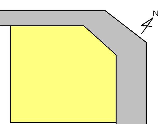 Compartment figure. Land price 1.56 million yen, Land area 153 sq m