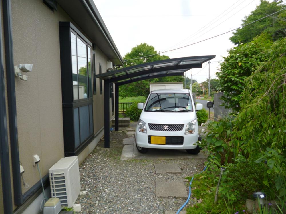 Parking lot. Carport