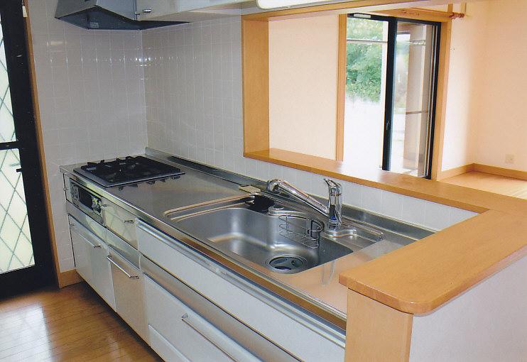 Kitchen. Bright design of the kitchen
