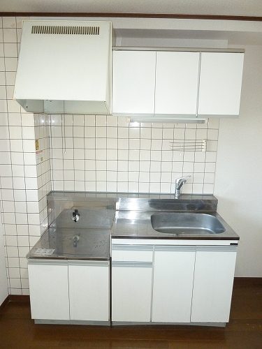 Kitchen. There is a window, Sounds good bright kitchen ^^