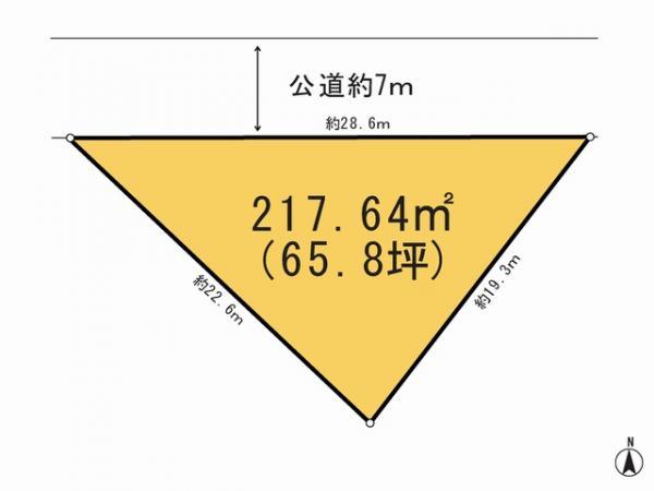 Compartment figure. Land price 11.9 million yen, Priority to the present situation is if it is different from the land area 217.64 sq m drawings