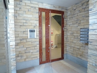 Entrance. Also consideration to crime prevention surface in the entrance with auto lock.