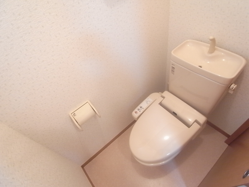 Toilet. Bidet with a calm location