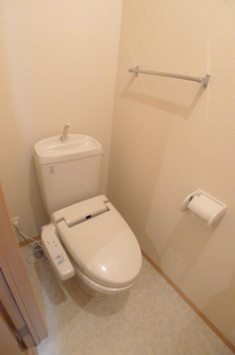 Toilet. Warm water washing toilet seat