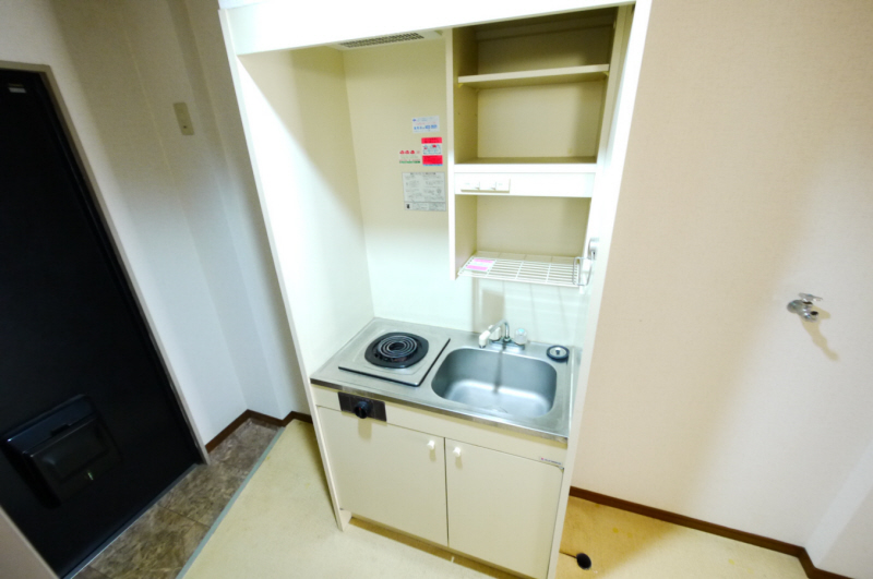 Kitchen. Function condensed mini-kitchen!