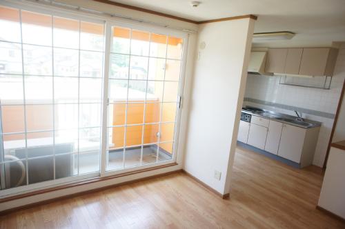 Living and room. It is a large living!