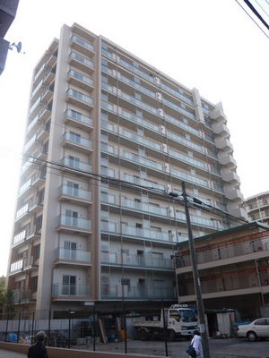 Building appearance. It is a reinforced concrete structure with inter-heavy