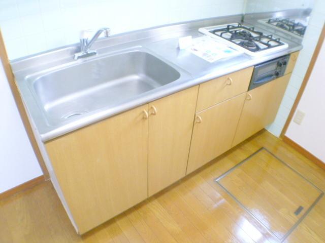 Kitchen. 2-neck system Kitchen. Firmly workbench.