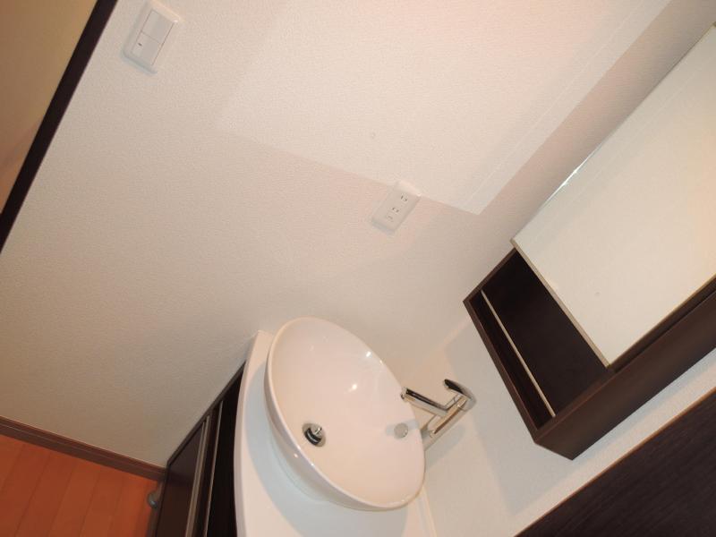 Washroom. It is fashionable washstand