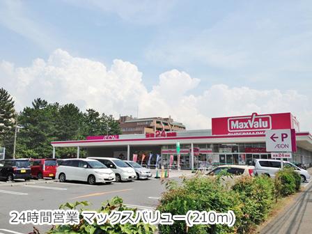 Shopping centre. Until Makkusubaryu 210m