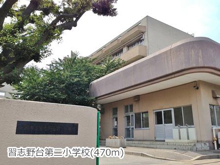 Primary school. Narashinodai 470m until the second elementary school