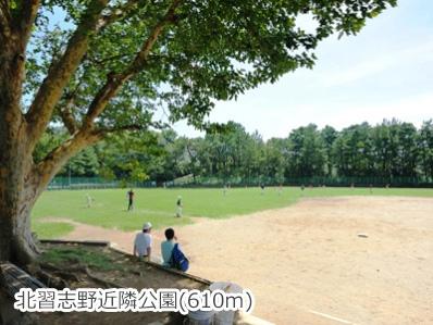 park. Kitanarashino 610m to neighborhood park