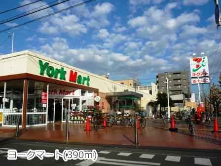 Shopping centre. To York Mart 390m