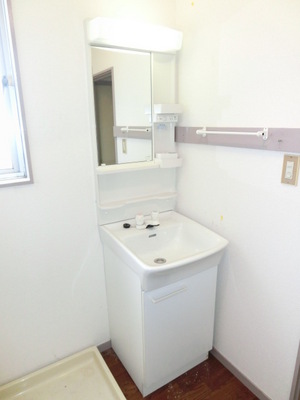 Washroom. Happy independence washbasin