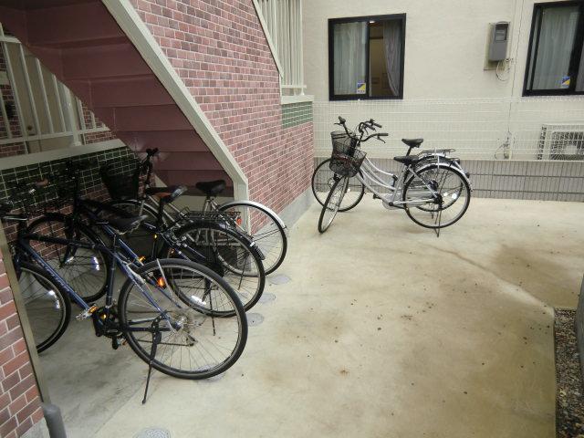 View. Easy commute by bicycle parking also firmly equipped