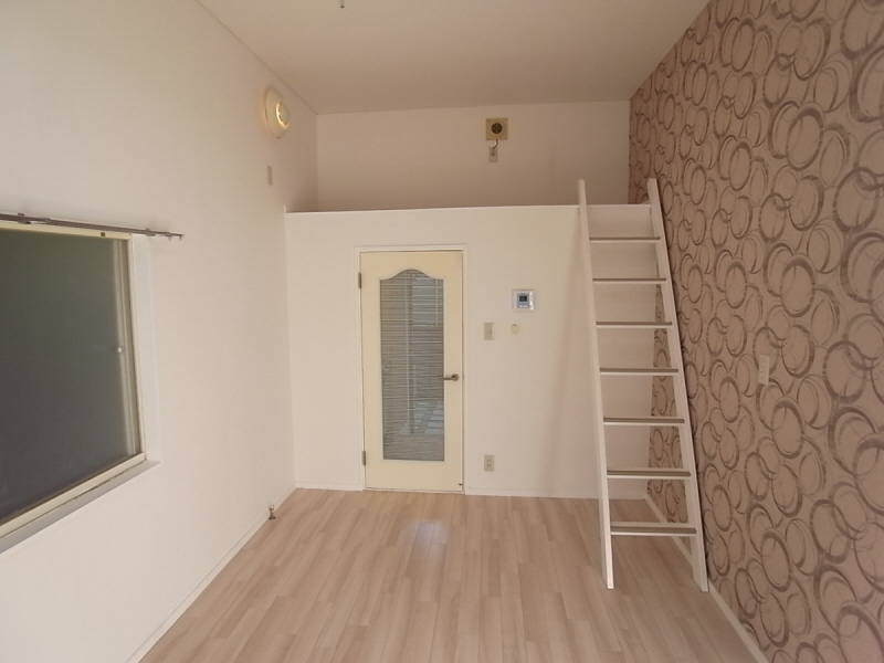 Living and room. It is good to have high ceilings with loft