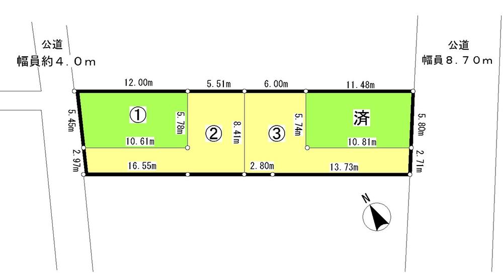 The entire compartment Figure. Section view (2) (3) 17.8 million yen, (1) 19,800,000 yen