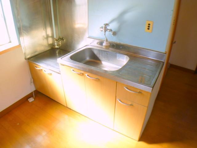 Kitchen. You can put two-burner gas stove