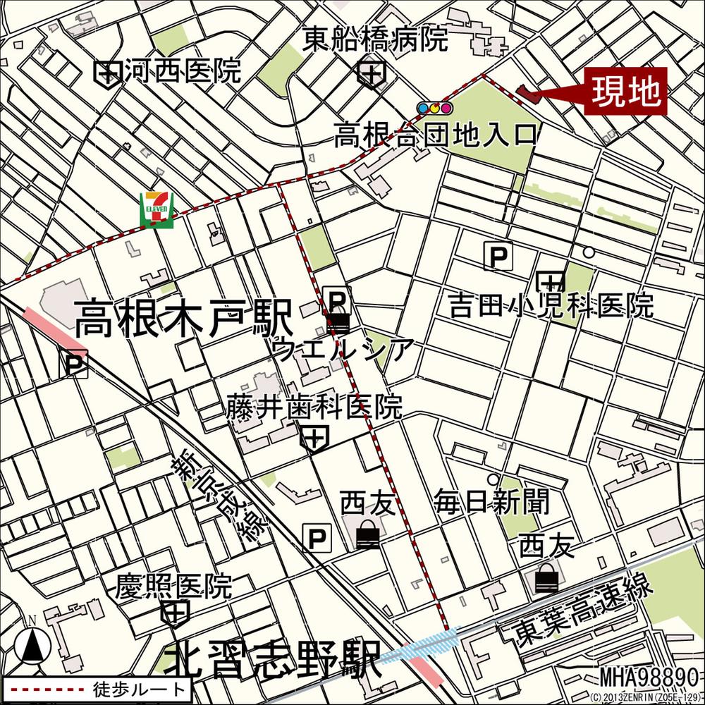 Local guide map