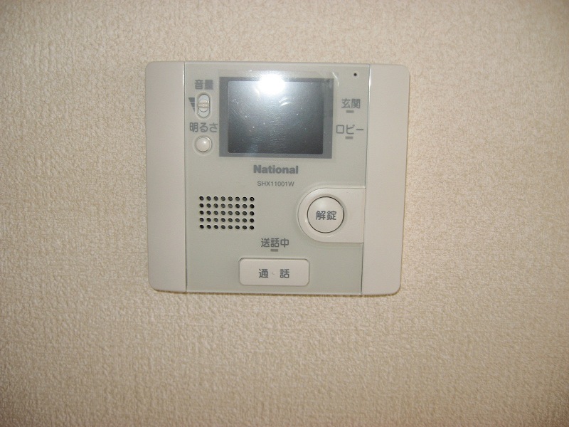 Security. Shut out the suspicious person of intrusion in TV Intercom