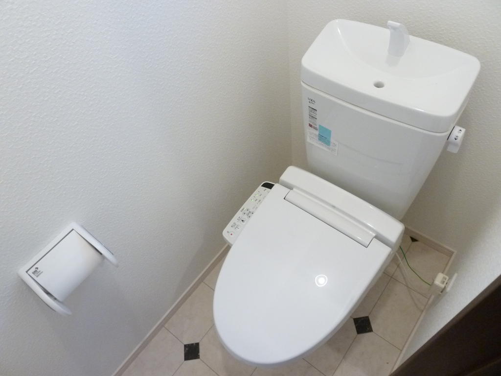 Toilet. With heated toilet seat washer