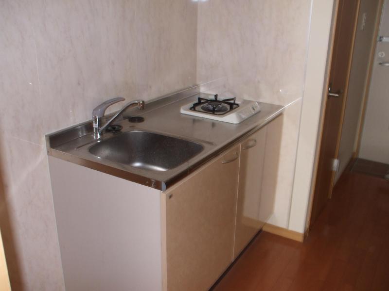 Kitchen. It is with 1 lot gas stoves.