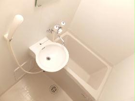 Bath. Laundry worry of a rainy day with a bathroom dryer