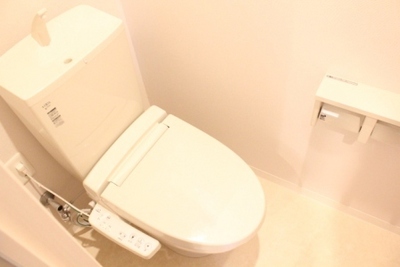 Toilet. It is a warm water washing toilet seat ☆