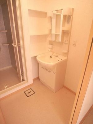 Washroom. Bathroom before, Equipped wash dressing room!