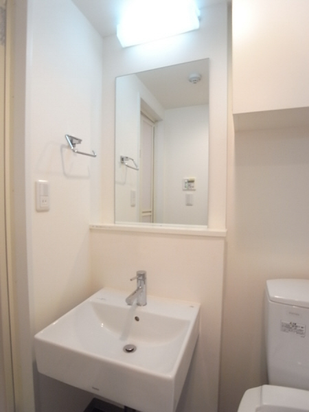 Washroom. Convenient and happy independence washbasin