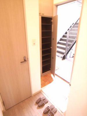 Entrance. Shoe box also big!