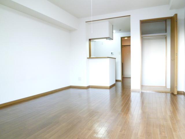 Living and room. It is shiny of the room.