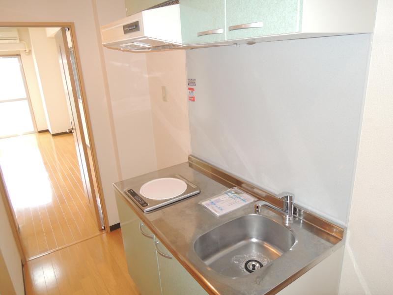 Kitchen. 1-neck electric stove equipped