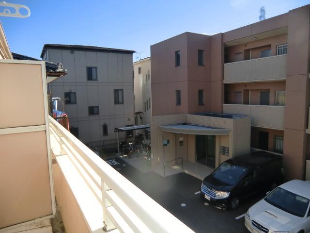 Balcony. Balcony side is sunny it will be in the parking lot