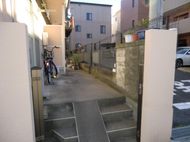 View. Bicycle parking space has also been firmly secured