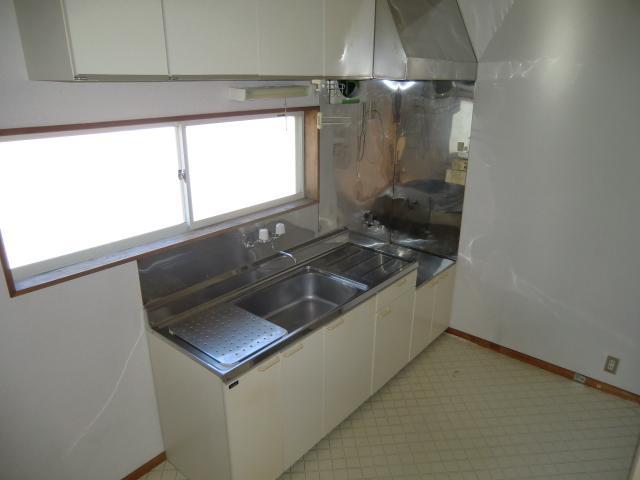 Kitchen. Unusual large kitchen is on this floor plan