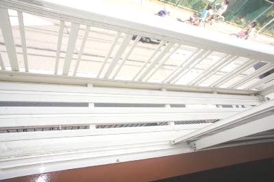 Balcony. It is also Easy wash at bright balcony!