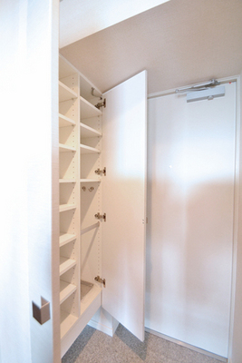 Entrance. Storage rich entrance