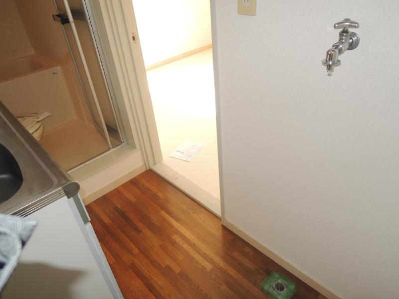 Other room space. Washing machine in the room of the peace of mind